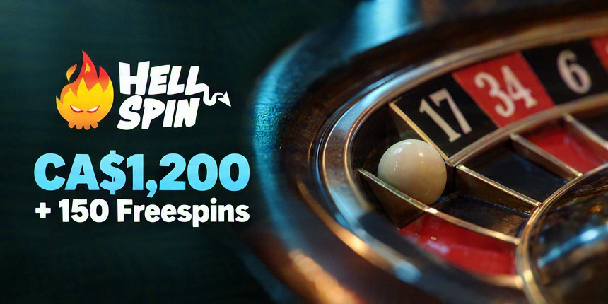 Mobile Casino Hell Spin CA$1,200 + 150 Freespins